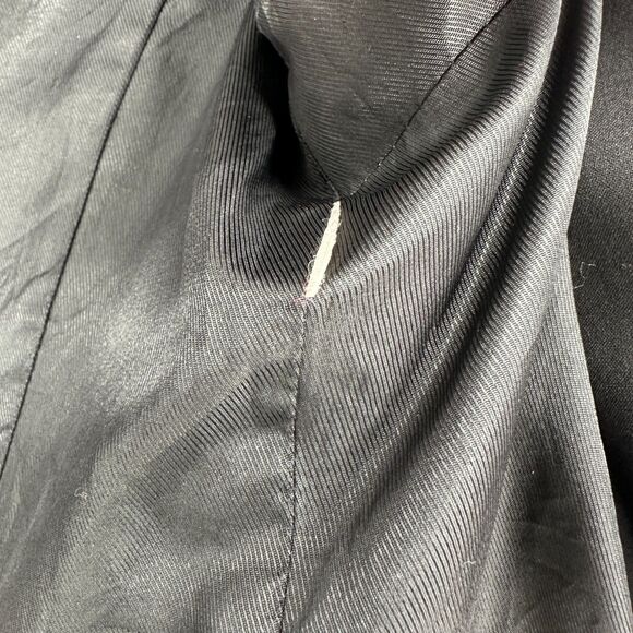 Zara Womens Blazer Size 2 Black One Button Office Career Corporate Minimalist - Picture 9 of 10